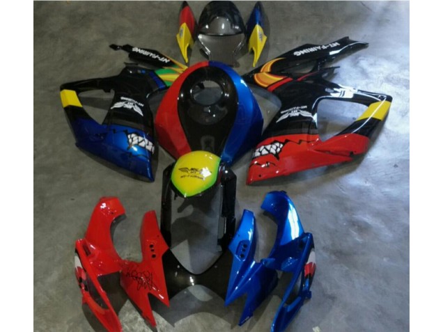 Carene Moto GSXR 600 / 750 K6 2006-2007 - Rosso Blu Carene Moto GSXR 600 / 750 K6 2006-2007 - Rosso Blu