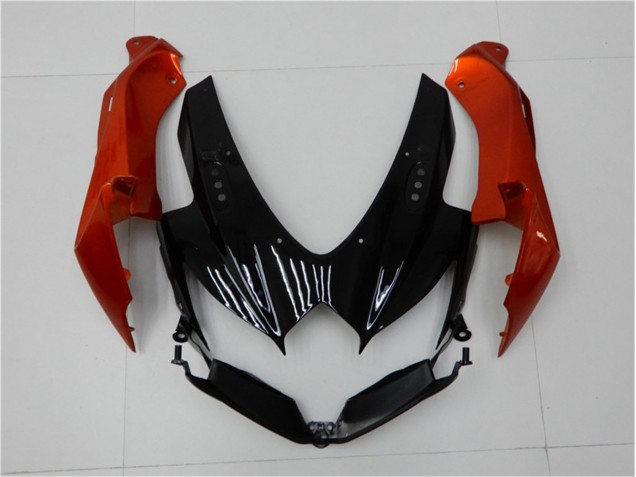 Carene Moto GSXR 600 / 750 K8 2008-2010 - Nero Arancia Grigio Carene Moto GSXR 600 / 750 K8 2008-2010 - Nero Arancia Grigio