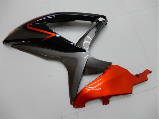 Carene Moto GSXR 600 / 750 K8 2008-2010 - Nero Arancia Grigio Carene Moto GSXR 600 / 750 K8 2008-2010 - Nero Arancia Grigio