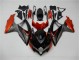 Carene Moto GSXR 600 / 750 K8 2008-2010 - Nero Arancia Grigio Carene Moto GSXR 600 / 750 K8 2008-2010 - Nero Arancia Grigio