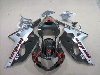 Carene Moto GSXR 600 K1 K2 K3 2001-2003 - Nero Rosso 23