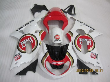 Carene Moto GSXR 600 K1 K2 K3 2001-2003 - Rosso Bianco Lucky Strike