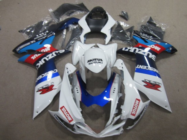 Carene Moto GSXR 600 K11 2011-2024 - Bianco Blu Motul Carene Moto GSXR 600 K11 2011-2024 - Bianco Blu Motul