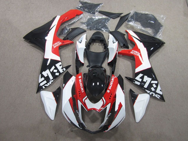 Carene Moto GSXR 600 K11 2011-2024 - Nero Rosso Bianco Carene Moto GSXR 600 K11 2011-2024 - Nero Rosso Bianco