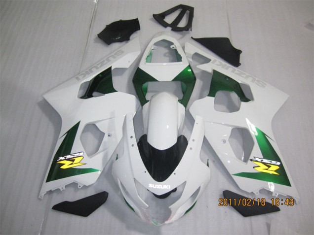 Carene Moto GSXR 600 K4 2004-2005 - Bianco Verde Carene Moto GSXR 600 K4 2004-2005 - Bianco Verde
