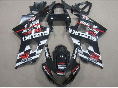 Carene Moto GSXR 600 K4 2004-2005 - Nero Rosso Telefumia Movistar