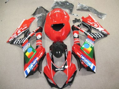 Carene Moto GSXR 600 K4 2004-2005 - Rosso Nero