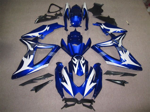 Carene Moto GSXR 600 K8 2008-2010 - Blu Bianco Carene Moto GSXR 600 K8 2008-2010 - Blu Bianco