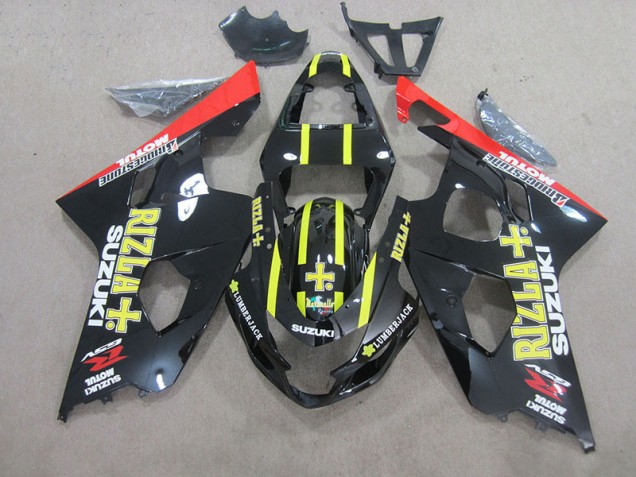 Carene Moto GSXR 750 K4 2004-2005 - Nero Giallo Rizla Carene Moto GSXR 750 K4 2004-2005 - Nero Giallo Rizla