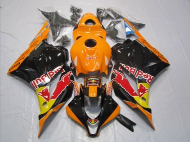 Carene Moto & Plastica CBR 600 RR 2009-2012 - Nero Arancia Red Bull