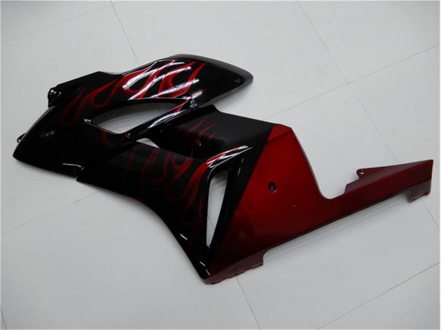 Carene Moto & Plastica Moto CBR 1000 RR 2004-2005 - Rosso Nero Carene Moto & Plastica Moto CBR 1000 RR 2004-2005 - Rosso Nero