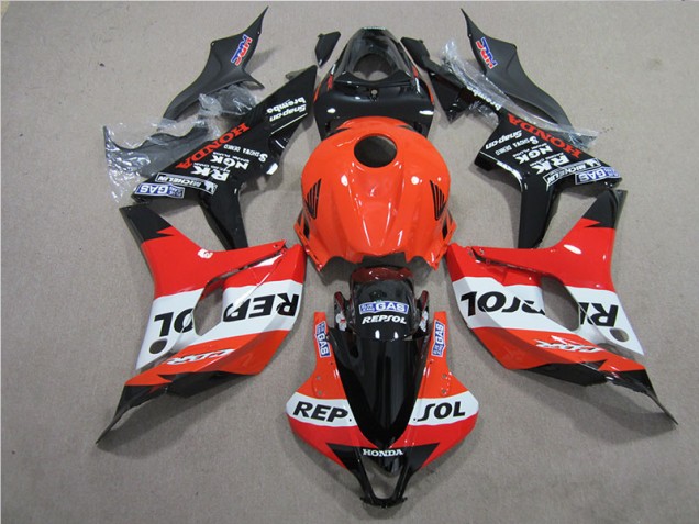 Carene Moto & Plastica Moto CBR 600 RR 2007-2008 - Arancia Nero Repsol Carene Moto & Plastica Moto CBR 600 RR 2007-2008 - Arancia Nero Repsol