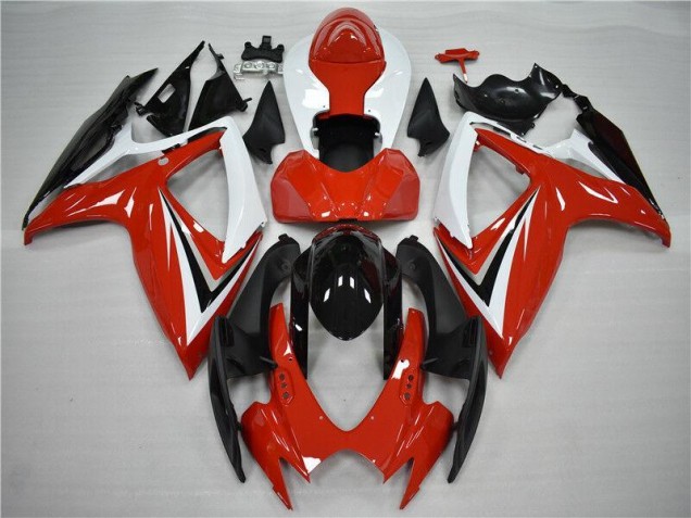 Carene Moto & Plastica Moto GSXR 600 / 750 K6 2006-2007 - Rosso Nero Carene Moto & Plastica Moto GSXR 600 / 750 K6 2006-2007 - Rosso Nero