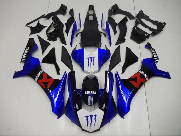 Carene Moto & Plastica Moto R1 2015-2019 - Nero Blu