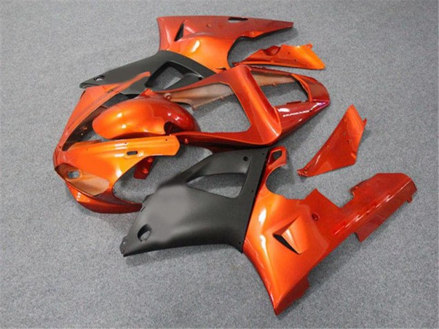 Carene Moto R1 2000-2001 - Arancia Nero Carene Moto R1 2000-2001 - Arancia Nero
