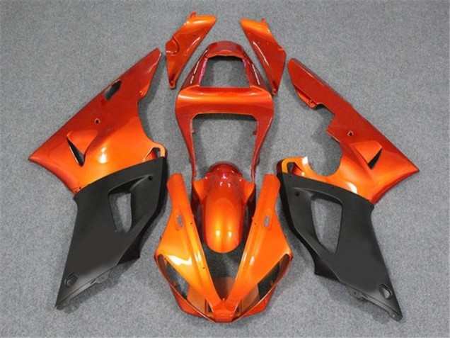 Carene Moto R1 2000-2001 - Arancia Nero Carene Moto R1 2000-2001 - Arancia Nero