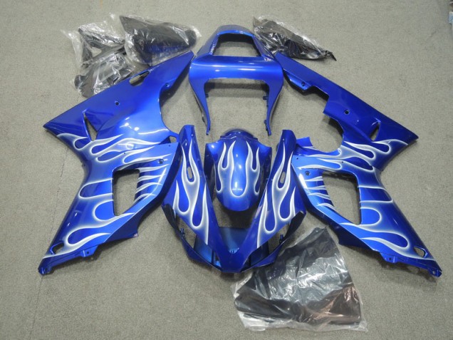 Carene Moto R1 2000-2001 - Blu Bianco Fiamma Carene Moto R1 2000-2001 - Blu Bianco Fiamma