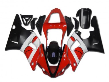 Carene Moto R1 2000-2001 - Rosso Bianco Nero