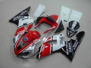 Carene Moto R1 2000-2001 - Rosso Bianco Yamalube