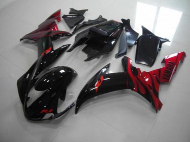 Carene Moto R1 2002-2003 - Nero Fiamma