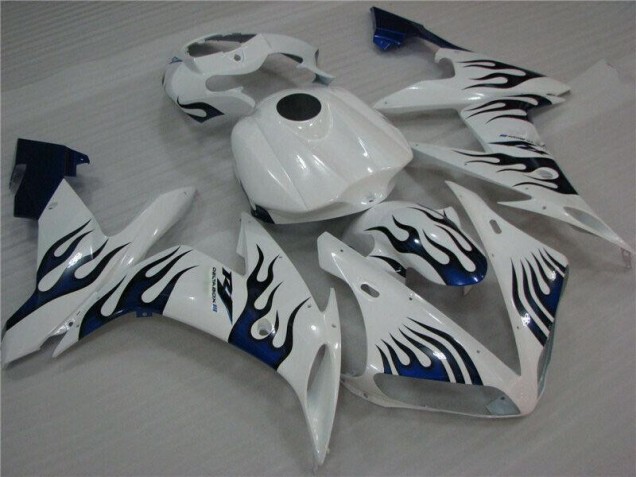 Carene Moto R1 2004-2006 - Bianco Blu Fiamma Carene Moto R1 2004-2006 - Bianco Blu Fiamma