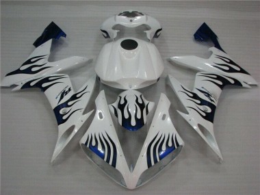 Carene Moto R1 2004-2006 - Bianco Blu Fiamma