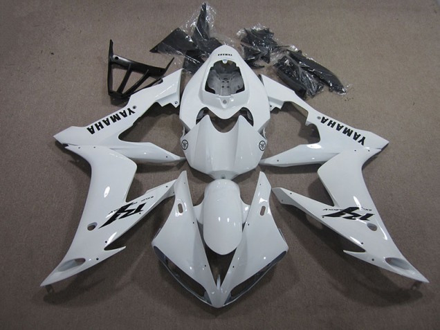 Carene Moto R1 2004-2006 - Bianco Nero Decal Carene Moto R1 2004-2006 - Bianco Nero Decal