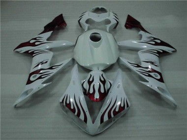 Carene Moto R1 2004-2006 - Bianco Rosso Fiamma