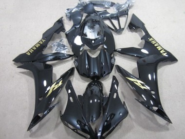 Carene Moto R1 2004-2006 - Nero Bianco Oro Decal