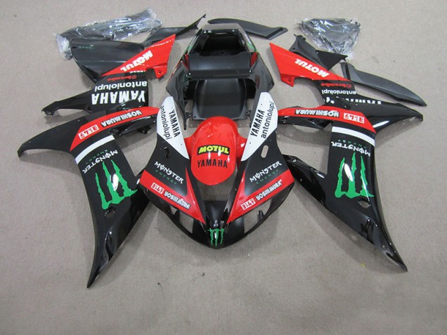 Carene Moto R1 2004-2006 - Rosso Bianco Nero Motul Carene Moto R1 2004-2006 - Rosso Bianco Nero Motul