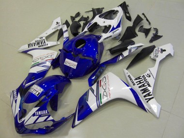 Carene Moto R1 2007-2008 - Bianco Blu Tri Colour