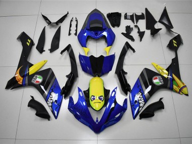 Carene Moto R1 2007-2008 - Blu Squalo