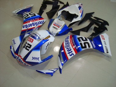Carene Moto R1 2009-2011 - Bianco Nero Sterilgarda