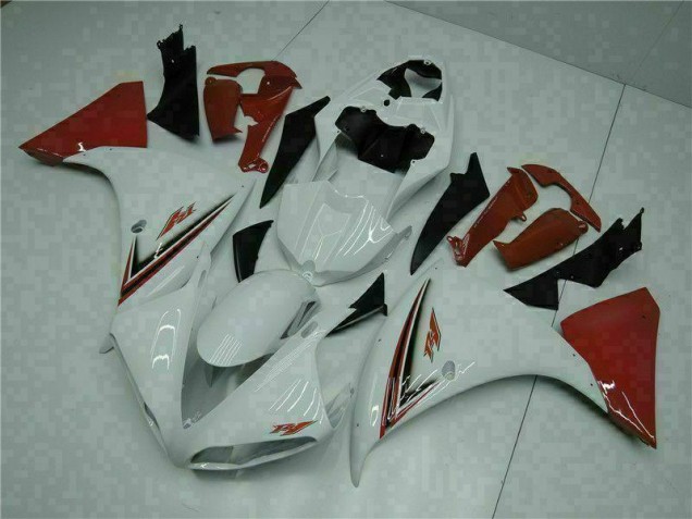 Carene Moto R1 2009-2011 - Bianco Rosso Carene Moto R1 2009-2011 - Bianco Rosso