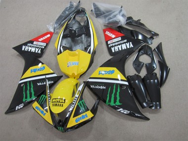 Carene Moto R1 2009-2011 - Nero Giallo Motul Monster