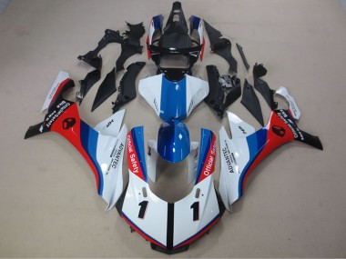 Carene Moto R1 2015-2019 - Bianco Blu Rosso Advantec