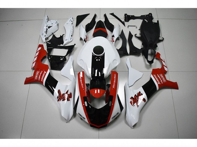 Carene Moto R1 2015-2019 - Bianco Rosso Nero Carene Moto R1 2015-2019 - Bianco Rosso Nero
