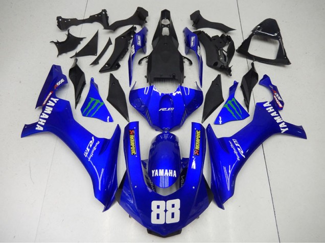 Carene Moto R1 2015-2019 - Blu Monster 88 Carene Moto R1 2015-2019 - Blu Monster 88