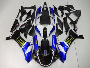Carene Moto R1 2015-2019 - Blu Nero Monster