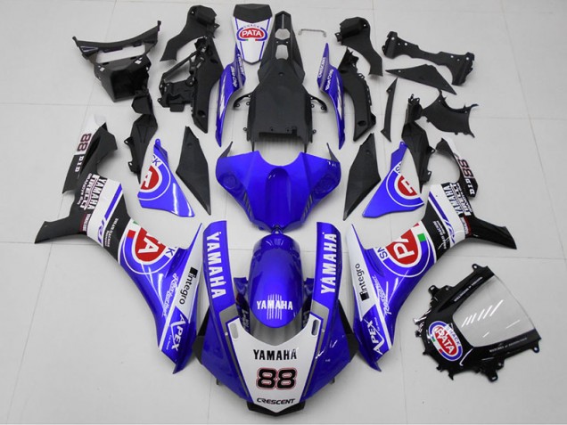 Carene Moto R1 2015-2019 - Blu PATA 88 Carene Moto R1 2015-2019 - Blu PATA 88