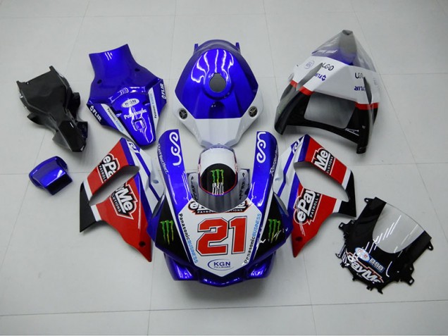 Carene Moto R1 2015-2019 - Blu Rosso KGN 21 Carene Moto R1 2015-2019 - Blu Rosso KGN 21