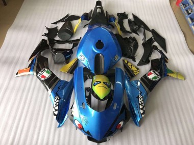 Carene Moto R1 2015-2019 - Blu Squalo