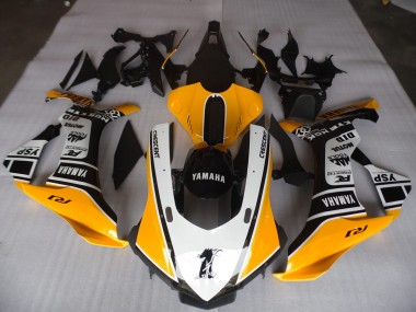 Carene Moto R1 2015-2019 - Giallo Bianco Nero