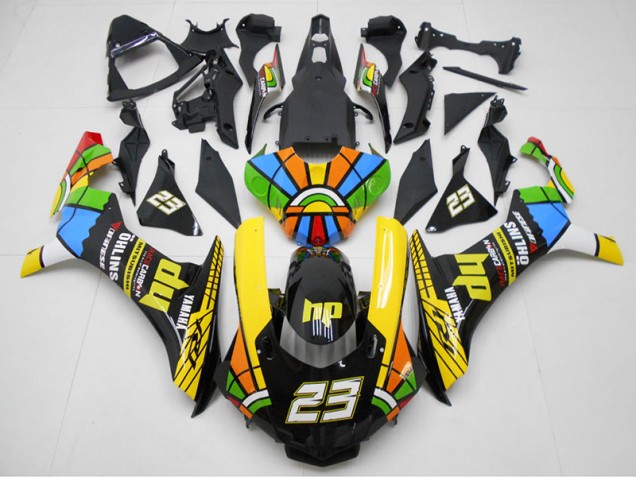 Carene Moto R1 2015-2019 - Giallo Nero 23 Carene Moto R1 2015-2019 - Giallo Nero 23
