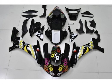 Carene Moto R1 2015-2019 - Nero Bianco