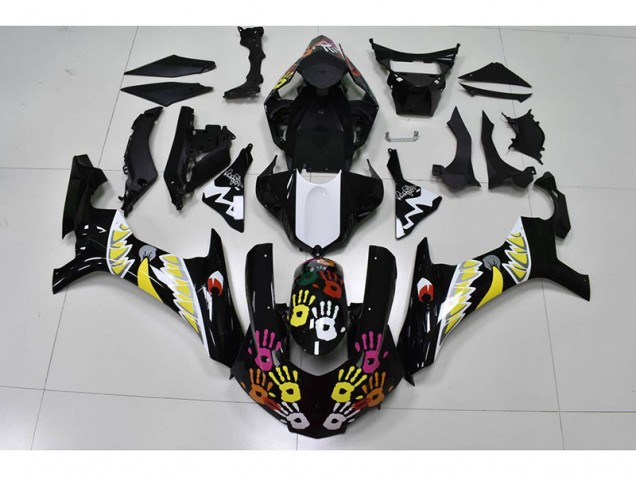 Carene Moto R1 2015-2019 - Nero Bianco Carene Moto R1 2015-2019 - Nero Bianco