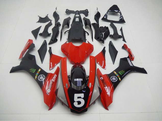 Carene Moto R1 2015-2019 - Nero Rosso 5 Carene Moto R1 2015-2019 - Nero Rosso 5