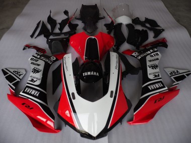 Carene Moto R1 2015-2019 - Rosso Bianco Nero