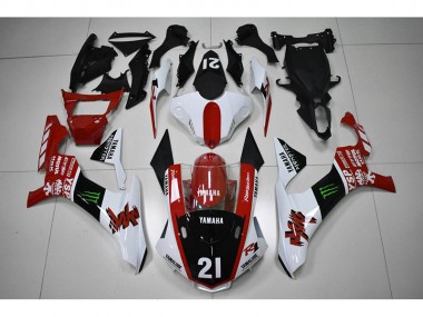 Carene Moto R1 2015-2019 - Rosso Nero 21