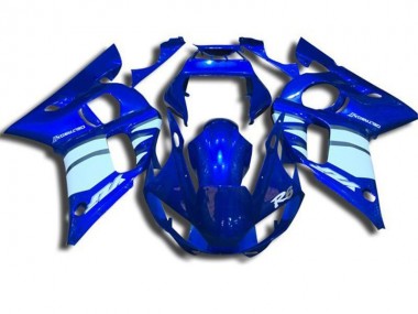 Carene Moto R6 1998-2002 - Blu & Bianco